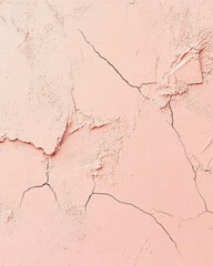 Modern light peach concrete surface showcasing subtle textures and natural cracks