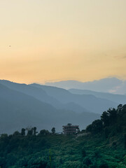 Sunset in Nepal
