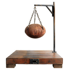Boxing Speed bag platform png transparent background