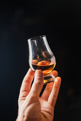 Single malt whisky glass