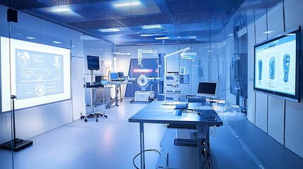 Modern Medical Research Lab Technology Science Healthcare Equipment