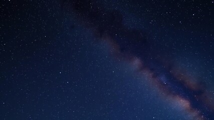 Obraz premium The Milky Way shines bright in the night sky, night time photography, starry night sky