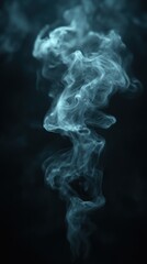 Ethereal smoke wisps on a dark background.