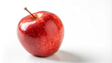 Red apple fruit image isolated on white background