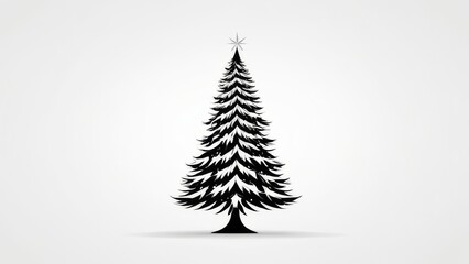 Obraz premium christmas tree illustration