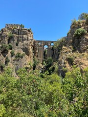 Fototapeta premium Blick auf die Brücke von Ronda in Spanien