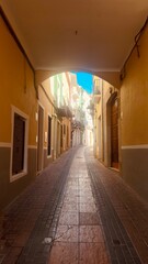 Fototapeta premium Gasse in Vila Joiosa