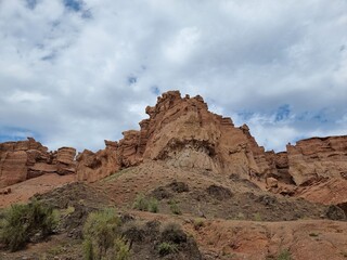 beautiful landscape of the canyons 
