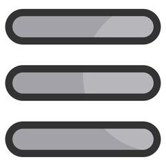 Obraz premium Navigation Bar Icon Element For Design