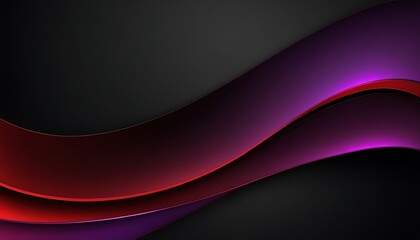 Fototapeta premium black and red abstract background with wave