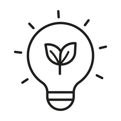 energy  icon vector on white background