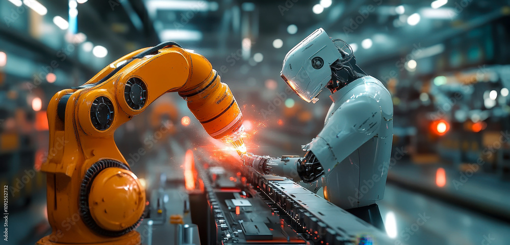Poster automated robotics in smart factory: monitoring ai system and data collection in industry 4.0