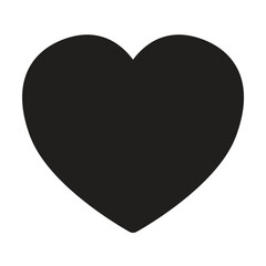 heart icon vector on white background