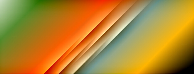 Colorful gradient with lines made of shadow and light. Creative background