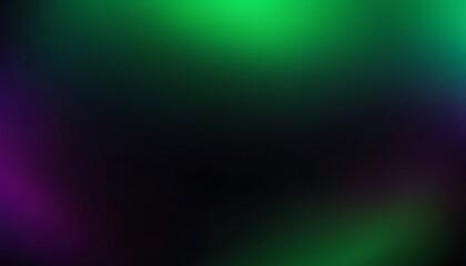 Fototapeta premium green and blue black background Dark green blue grainy gradient background, black backdrop, noise texture effect,webpage header, wide banner size.10
