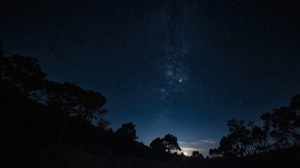 Obraz premium sky with stars