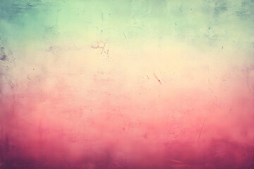 Obraz premium light pastel pink and green gradient background with a subtle texture, vintage look. high quality image