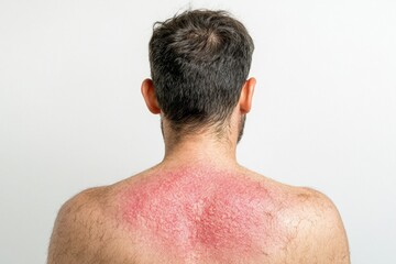Naklejka premium Effective psoriasis treatment in progress to improve skin health and manage autoimmune symptoms