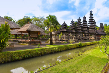 classic view of Taman Ayun Temple, Bali