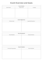 Event Planner Planning Pages for Organizing, Scheduling, Budgeting, Guest Lists, Task Management, and Timelines for Successful Events, Parties, Weddings, and Conferences Easy Printable Templates