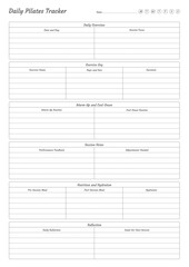 Fitness Planning Sheets for Daily, Weekly, and Monthly Workout Routines, Goal Tracking, Progress Monitoring, Exercise Log, Nutrition Plans, and Healthy Lifestyle Easy Printable Templates