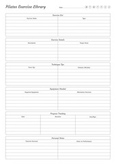 Fitness Planning Sheets for Daily, Weekly, and Monthly Workout Routines, Goal Tracking, Progress Monitoring, Exercise Log, Nutrition Plans, and Healthy Lifestyle Easy Printable Templates