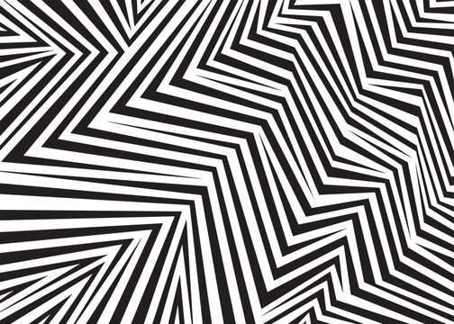Black and white Abstract geometric pattern line. For web and digital media.