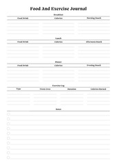 Self Care Planner Pages Daily, Weekly, and Monthly Wellness Planning Notebook for Personal Growth and Balanced Lifestyle Tracking, Planner Sheet Design Template 