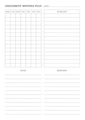 Study Planning Page Planner Sheet Design Template for Organizing Study Sessions, Goals, Timelines, Assignments, Exams, and Progress Tracking for Effective Learning and Academic Success