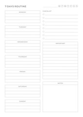 Study Planning Page Planner Sheet Design Template for Organizing Study Sessions, Goals, Timelines, Assignments, Exams, and Progress Tracking for Effective Learning and Academic Success