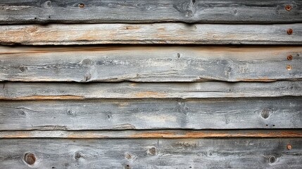 Obraz premium Weathered Wood Wall with Textured Surface