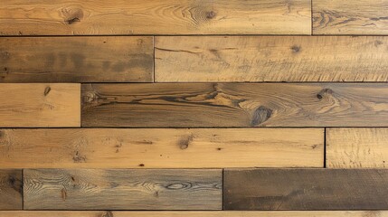 Detailed Wooden Wall Construction Shot