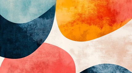 Abstract art with muted colors and organic shapes.