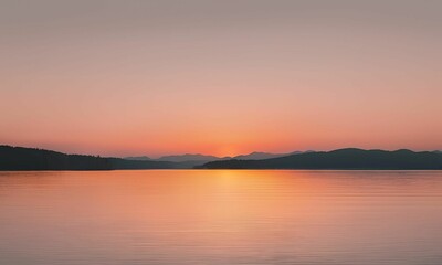 Obraz premium Closeup sea sand beach. Panoramic beach landscape. Inspire tropical beach seascape horizon. Orange and golden sunset sky calmness tranquil relaxing sunlight summer mood. Vacation travel holiday banner