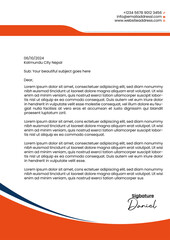modern letterhead design