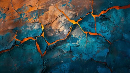 Fototapeta premium abstract background with a cracked texture, wallpaper Created with Generative AI technology.