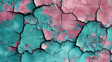 Obraz premium abstract background with a cracked texture, wallpaper Created with Generative AI technology.