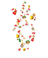 Music Note Christmas Merry Xmas