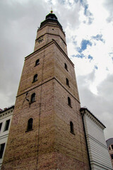 Wieża Ratusza w Głogowie - Urząd Miejski Głogów, Polska - Głogów Town Hall Tower, Clock...