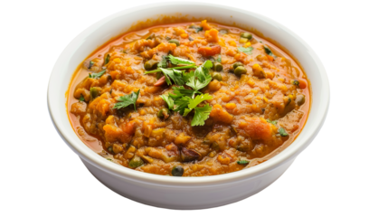 Upma isolated on transparent background, PNG