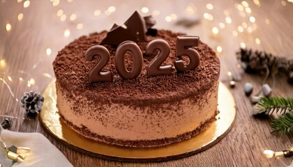 Fototapeta na wymiar Słodycze na nowy rok