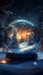 Celestial Snow Globe