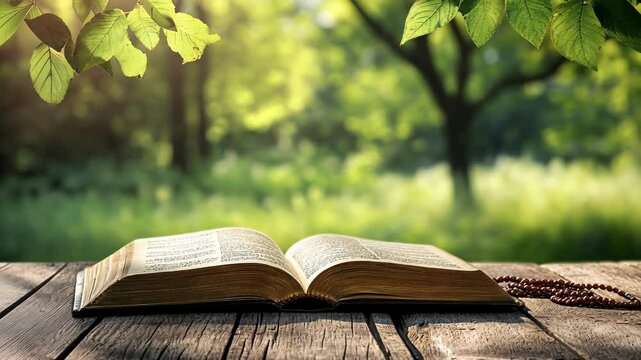 Tranquil Reading in Nature
