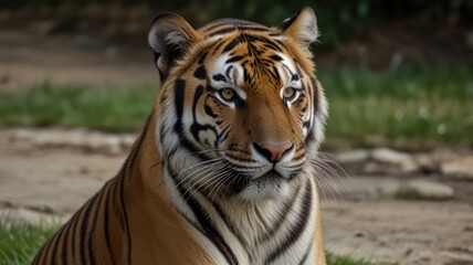 Fototapeta premium Tiger Close-Up