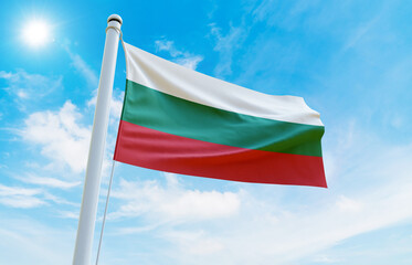 Bulgaria Flag Photo, High-Quality Image of Bulgaria Flag. Waving Bulgaria Flag