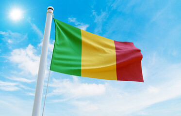 Mali Flag Photo, High-Quality Image of Mali Flag. Waving Mali Flag