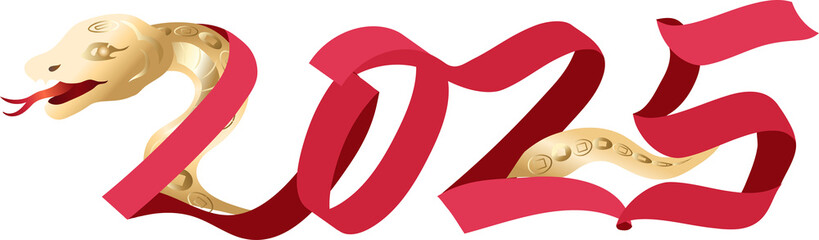 Happy New Year 2025. Year of the snake.