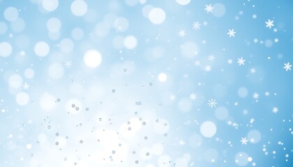 Obraz premium A sparkling water wallpaper with snowflakes, bubbly look.