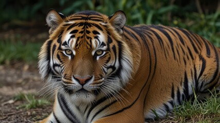 Obraz premium TIGER IN THE WILD