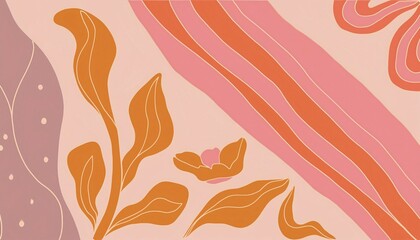 illustration of an autumn abstract background